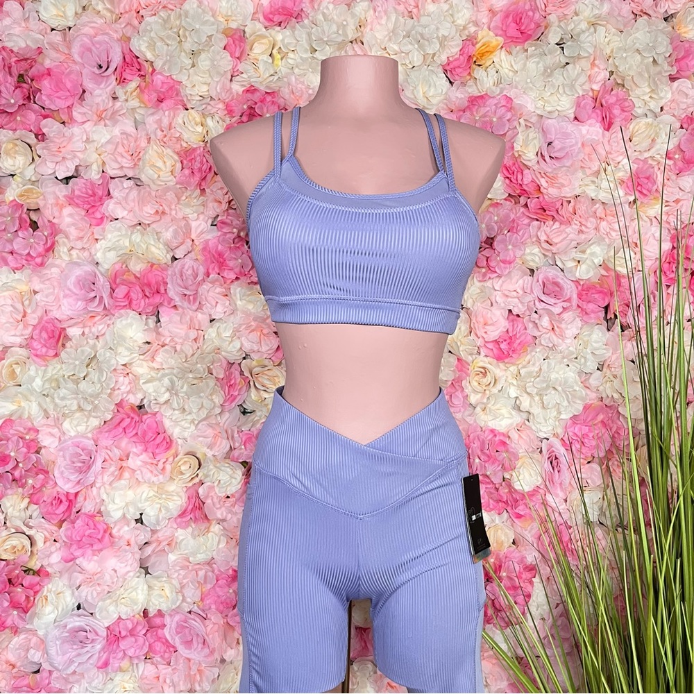 Women Sports bra and Sports leggings set Butt Sculpting